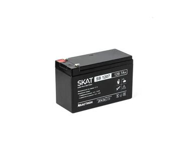 Другое пожарное оборудование: Аккумулятор SKAT SB 12-7 А/ч Аккумулятор герметичный
