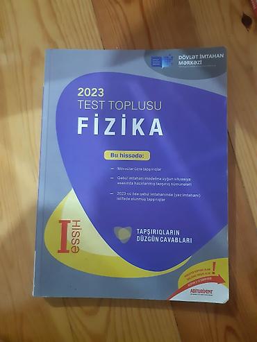 3 tekerli velosiped type 1: Məhsul: “2023 Test Toplusu – Fizika (I hissə)” Nəşriyyat: Dövlət — 1