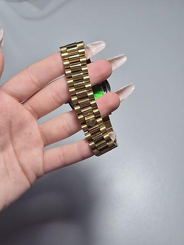 saat iphone: Qızılı rəngli qol saatı – POLEX Oyster Perpetual Datejust üslubunda - — 2