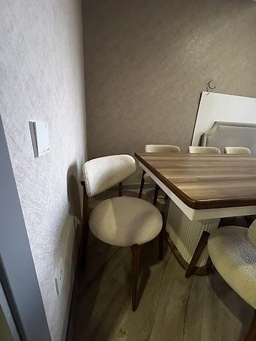 kapron stol stul: Qonaq otağı üçün, Yeni, Açılan, Dördbucaq masa, 8 stul — 5