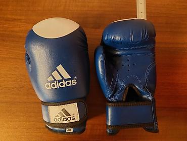 2 tekerli scooter: UFC GYM brendli qırmızı boks/kimya zərbə çantası və adidas 6 oz — 5