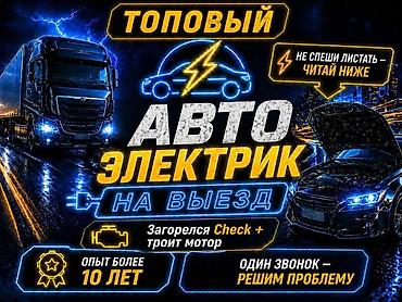 Услуги автоэлектрика, Компьютерная диагностика, С выездом