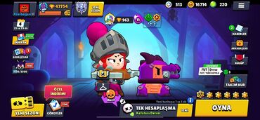 en ucuz notebook: Brawl Stars oyunu üçün inkişaf etmiş hesab - Kupa: 48k - Reytinqlər