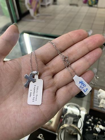 купить золотой крестик: Подвески‑крестики на цепочке из серебра 925 пробы Silver Roza — 7