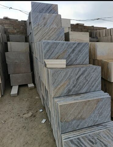 Dekorativ daşlar: Qumdaşı fasad plitələri - Material: təbii qumdaşı - İstifadə — 32