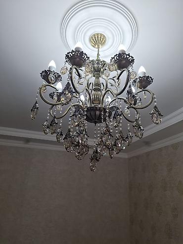 İşıqlandırma: Çılçıraq, 8 lampa, Metal — 2