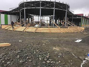 Бетонные лестницы: Бетонная лестница Для дома, Форма лестницы: Много-маршевая — 10