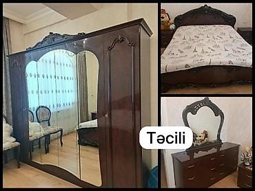 Yataq dəsti satılır Matras normal Ama mebel ideal vəziyyətdə