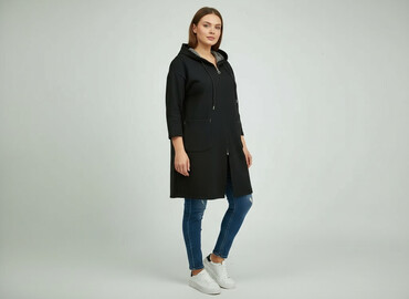 h m krótkie bluzy: New Collection, Кофта з каптуром жіноча, розмір 2XL