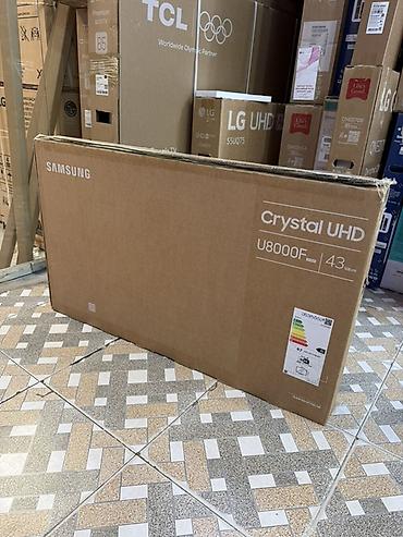 televizor gence: Samsung Crystal UHD TV – U8000F, 43" (108 sm) Xüsusiyyətlər: - Ekran — 2