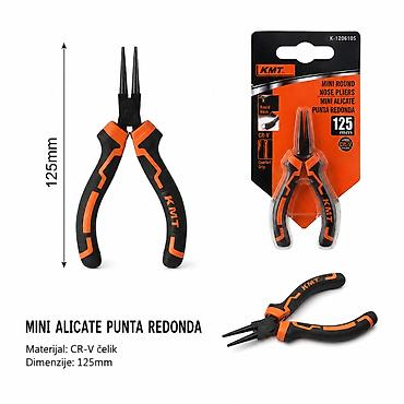 KMT Mini nikl okrugla glava klešta 125 mm - Tip: klešta sa okruglom na lalafo.rs KMT Mini nikl okrugla glava klešta 125 mm - Tip: klešta sa okruglom