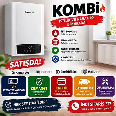 kombi boru: 🔥 KOMBİ SATIŞI — SUPER TƏKLİF! 🔥 ✅ Tək şəxsiyyət vəsiqəsi ilə kredit — 1