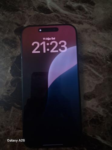 iphone 1000 pro max: IPhone 16 Pro Max, 256 GB, Black Titanium, Sənədlərlə, Face ID, Zəmanət — 6
