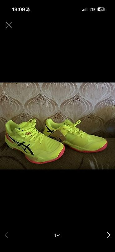 asic: Кроссовки ASICS (модель 1051A085) — ярко‑жёлтые с контрастными чёрными — 2