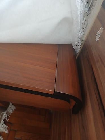 masa olculeri: Yemək otağı üçün stol və stul dəsti - Material: ağac quruluşlu — 6
