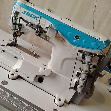 Tikiş maşınları: JACK W4 sənaye coverstitch maşını – stol və pedallı tam komplekt — 4