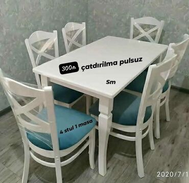 Masa və oturacaq dəstləri: *Sifarişlə hazırlanır* ✔️Kuxna üçün stol stul dəsti✨✨. 2 stul 1 -da lalafo.az — 29 Masa və oturacaq dəstləri: *Sifarişlə hazırlanır* ✔️Kuxna üçün stol stul dəsti✨✨. 2 stul 1 — 29