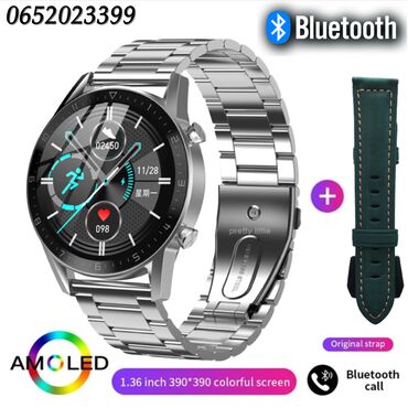 bluza sa salom ljubicasta pro svetlucsvim nit: DT95 - Bluetooth Smart Watch - Metalna narukvica Narukvica: Metalna