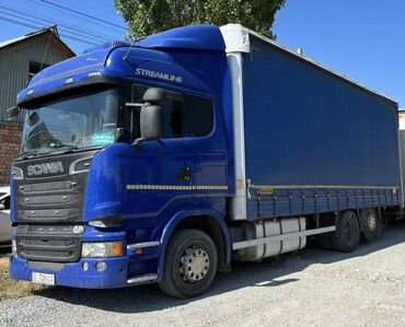 купить палетницу на полуприцеп: Прицеп, Scania, Шторный, от 12 т, Б/у