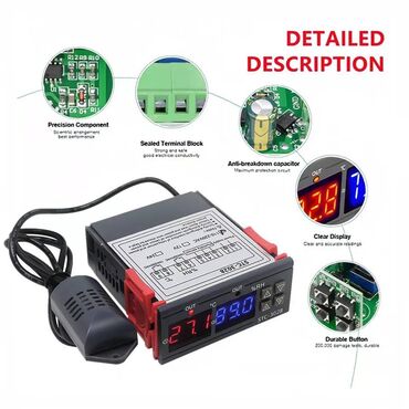 Ostala elektronika: Termostat Digitalni Led XH-110v W3002 220v -50 +110c — 10