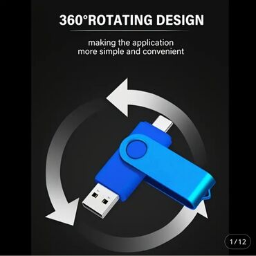 ön kamera: Флеш карта 128 ГБ, USB type C