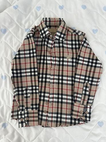Детская одежда и обувь: Рубашка, Унисекс, 1 - 2 года, Burberry — 1
