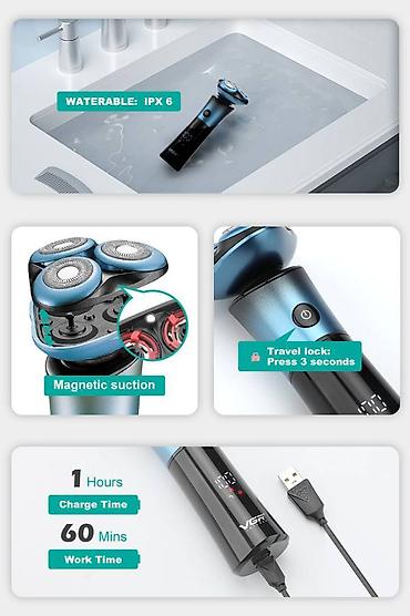 Trimmerlər və saç qırxan maşınlar: Saç qırxan maşın, Vgr, Yeni, Pulsuz çatdırılma, Ödənişli çatdırılma, Rayonlara çatdırılma — 8