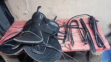 Товары и оборудование для с/х животных: Кожаное конское седло с упряжью Обмен нет только заказ комплект — 5