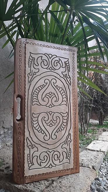 Nərdlər: Taxta nərd dəsti - Material: tam ağacdan hazırlanmış, laklı səth - İç — 3