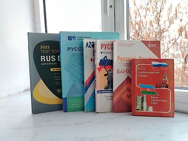 e8 kit: Rus dili üzrə müxtəlif kitablar satılır: 📘 Test topluları (2023 daxil) — 1