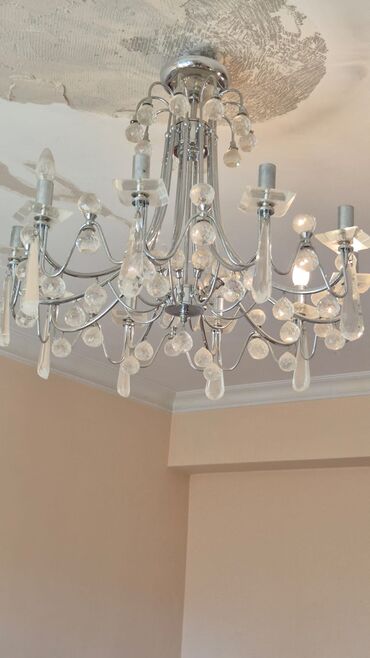 qapi otag: Çılçıraq, 10 və daha çox lampa, Xrustal