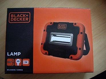 Baštenska rasveta: BLACK+DECKER prenosna LED radna lampa - Snažan COB LED panel za širok — 14