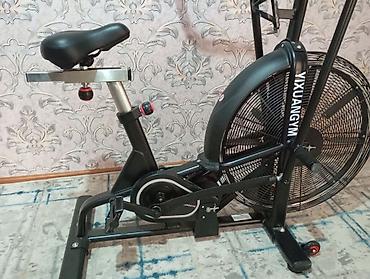 50 кг: Воздушный велотренажёр (Air Bike) YIXUANGYM - Комбинированная — 8