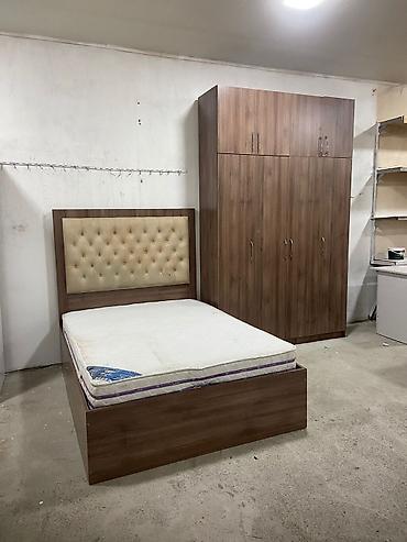 divan mebel: İkinəfərlik çarpayı, Dolab, İşlənmiş — 1