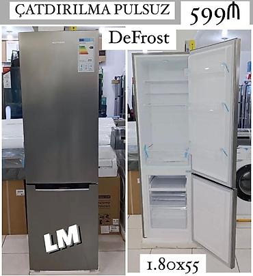 ucuz soyuducular: Hoffmann iki qapılı soyuducu - Sistem: DeFrost - Ölçü: 1.80 x 55 sm - — 1