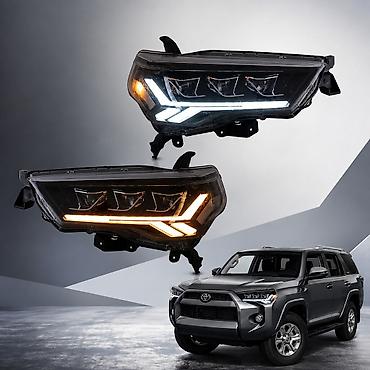 фури: 🔥 Новые LED-фары для Toyota 4Runner 2014–2021! 💡 Современный дизайн ✨ — 1