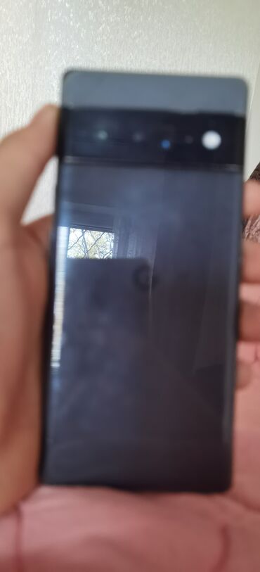 купить телефон тесла: Google Pixel 6 Pro, Колдонулган, 128 ГБ, түсү - Боз, 1 SIM, eSIM