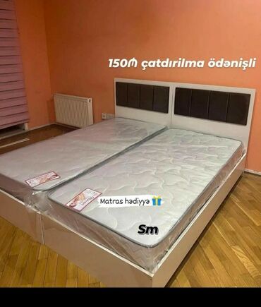 Sifarişlə çarpayılar: Birnəfərlik, Bazasız, Pulsuz matras, Siyirməsiz, Sadə laminat — 4