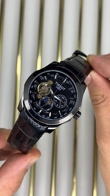 Tissot 1853 kişi qol saatı. Qara siferblatlı, klassik və eyni zamanda