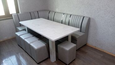 Кухонные мягкие уголки: Кухонный мягкий уголок, Новый, ЛДСП — 1