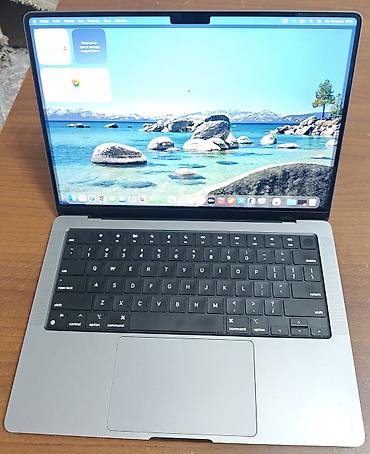 Ноутбуки Apple (MacBook): MacBook Pro 14″ M1 Pro / 16GB / 512GB / батарея 244 цикла, 89% - Чип — 5