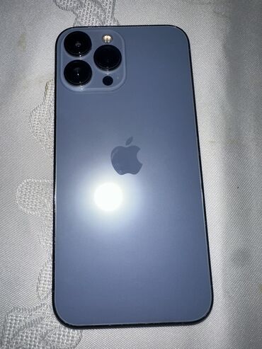 дешёвые телефоны бишкек: IPhone 13 Pro Max, Колдонулган, 256 ГБ, Көгүлтүр, Каптама, Бөлүп төлөө менен, 81 %