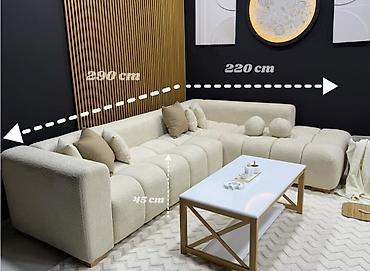 Divanlar: Künc divan, Yeni, Açılmayan, Bazasız, Parça — 2