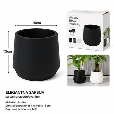 KMT Odvojivi okrugli plastični saksija veliki 502116 Elegantna
