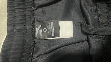 nike tech flecee: Спортивный оригинальный костюм ANTA (мужской), черный Состав — 3