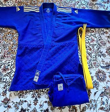 Спорт и хобби: Продается оригинальное синее кимоно для дзюдо adidas CHAMPION Носил — 2
