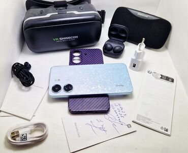 Redmi: Redmi, Redmi 13C, Б/у, 256 ГБ, цвет - Синий, 1 SIM, 2 SIM, eSIM — 5