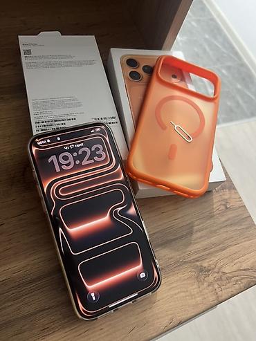 IPhone 17 Pro Max, Новый, 256 ГБ, Оранжевый, Коробка, 100 %