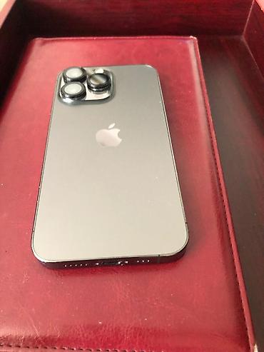 iphone cs max: IPhone 13 Pro, Б/у, 256 ГБ, Black Titanium, Коробка, 84 % — 5