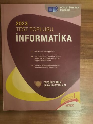 мсо по математике 2 класс баку: Məhsul: 2023 Test Toplusu – İnformatika (Dövlət İmtahan Mərkəzi) lalafo.az -da мсо по математике 2 класс баку: Məhsul: 2023 Test Toplusu – İnformatika (Dövlət İmtahan Mərkəzi)